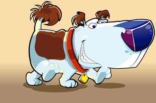 Vector Dog Illustration Vector Dog Illustration