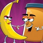 Peanut butter and banana