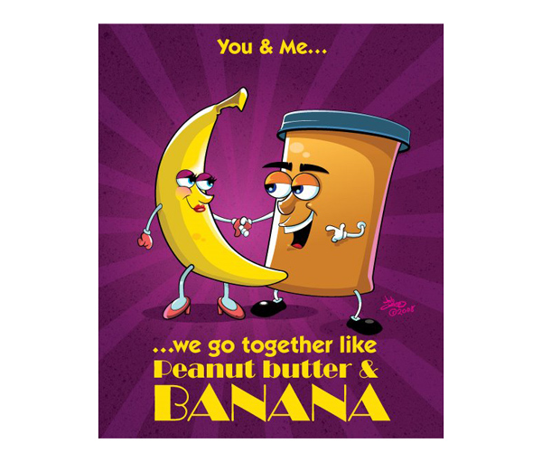 Peanut butter and banana