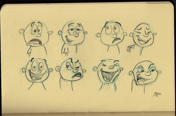 Facial Expression Sketches
