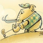 Elephant golfer
