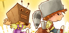 Henry and Ramona Illustration