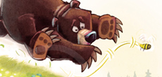Honey Bear Greeting Card