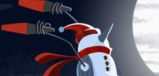 Rooftop Snowman