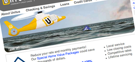 Credit Card Sharks Flash Web Banner