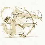 Tri-horned Alligator Archer