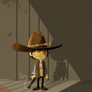 Carl of The Walkin Dead