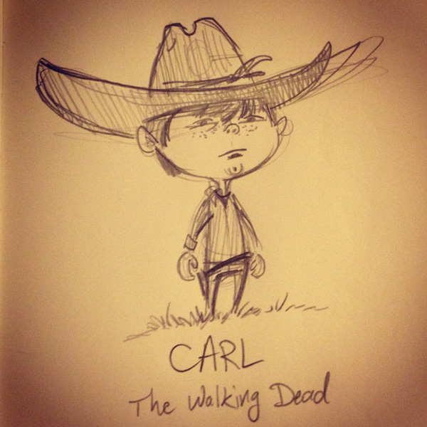 The original Instagram sketch that gave Amy the gift idea.